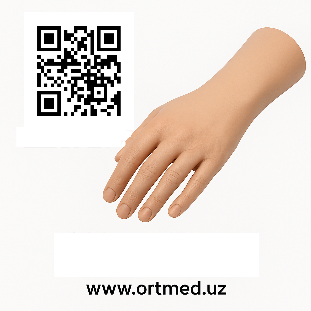 Ortmed, ortopediya industry, протезлар, стелькалар, протез қўл, оёқлар - Косметик кафт протези